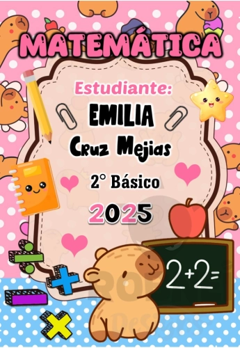 Capibara Kawaii Matematica